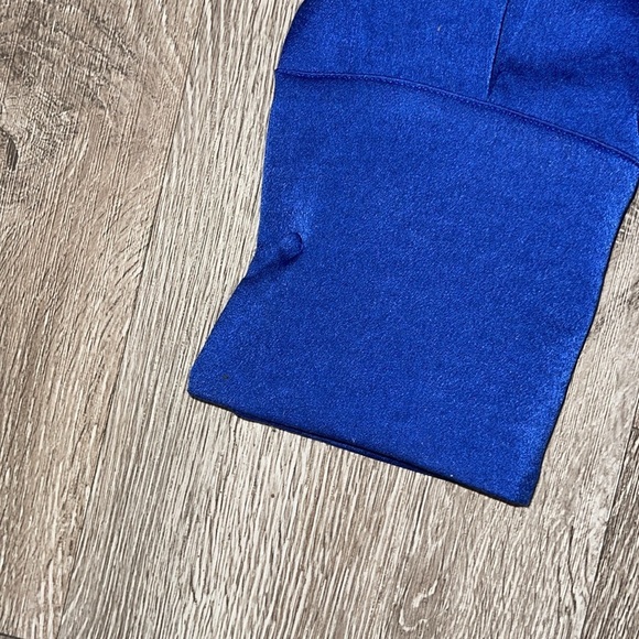 RONNY KOBO Ranell Cut-Out Midi Dress blue satin size xs - Picture 6 of 7